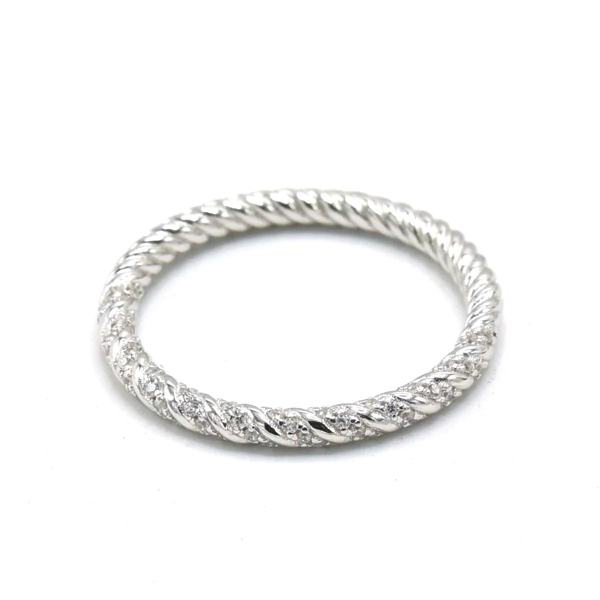 Two side Rope Band Ring