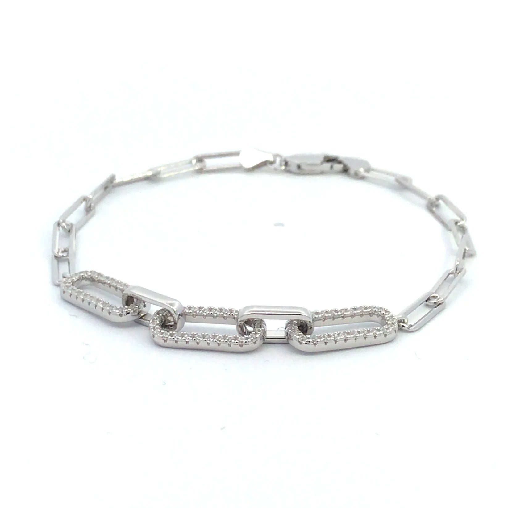 L Paperclip Bracelet