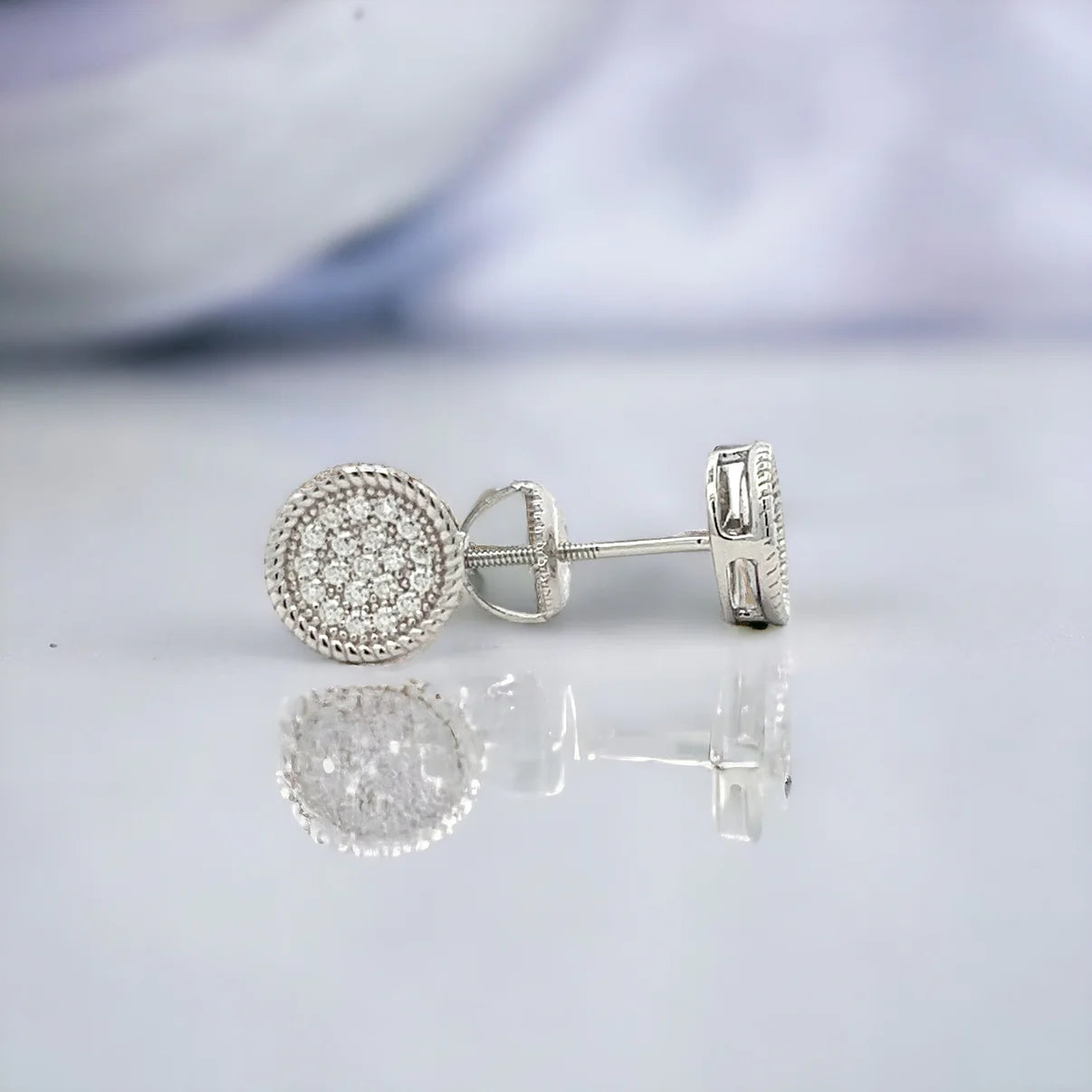 Moissanite Stone Earring