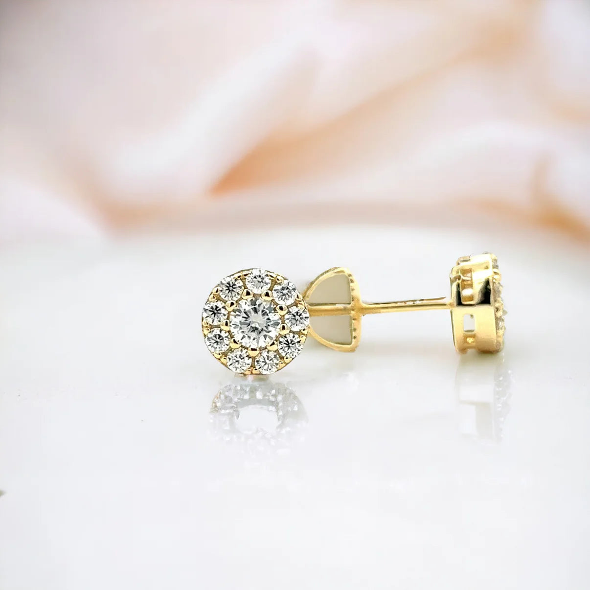 Moissanite Stone Earring