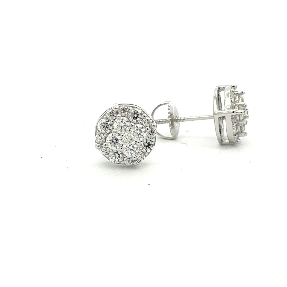 Moissanite Stone Earring