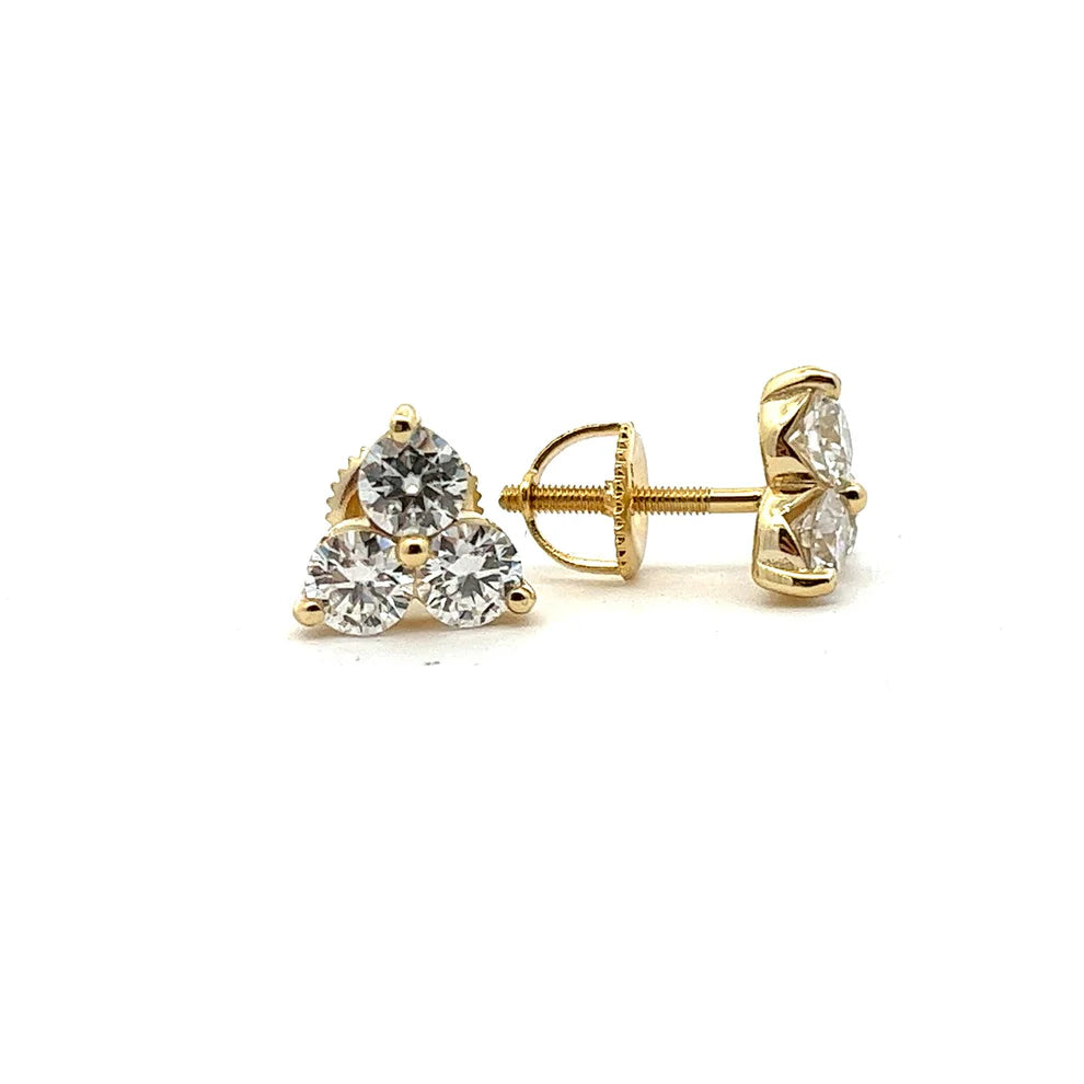 0.25ct. Moissanite Stone Earring