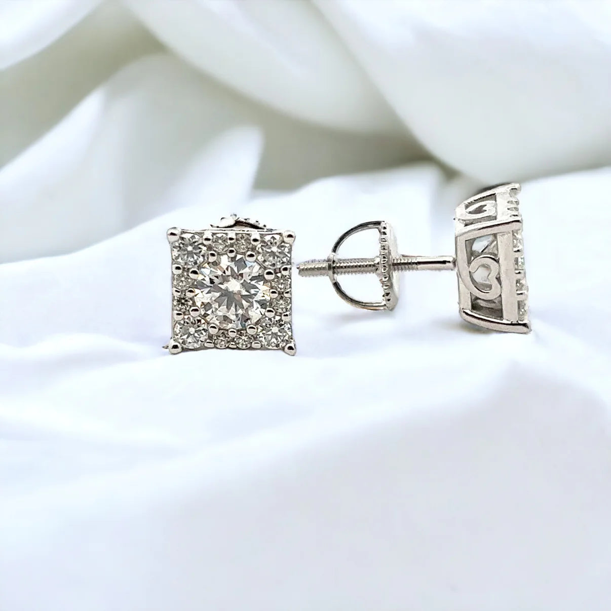 Moissanite Stone Earring