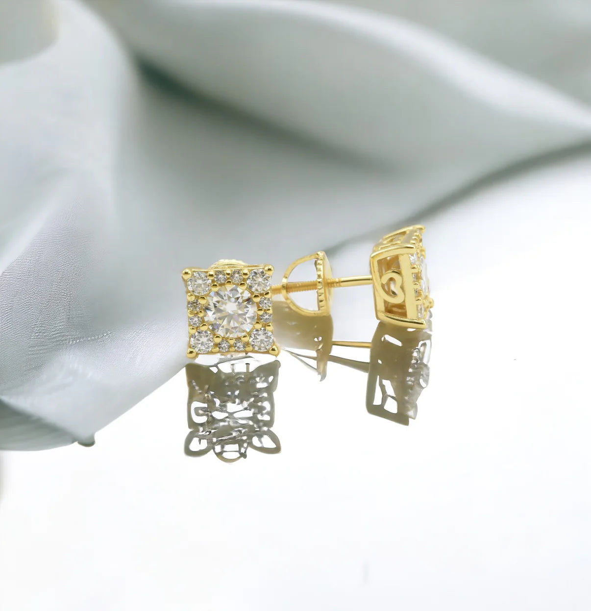 Moissanite Stone Earring