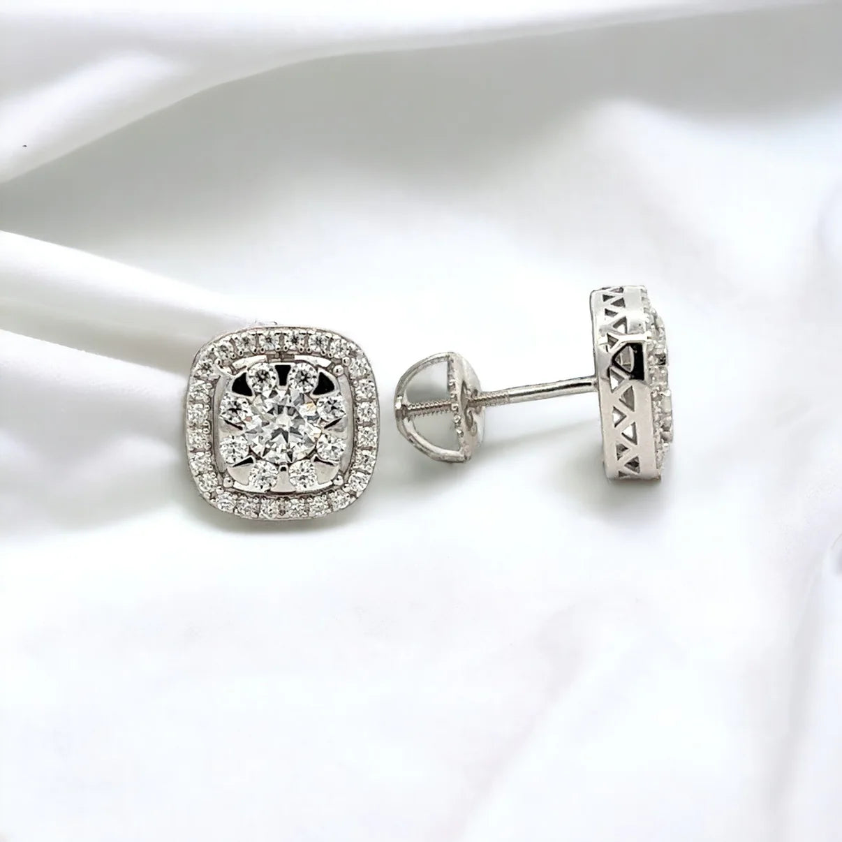 Moissanite Stone Earring