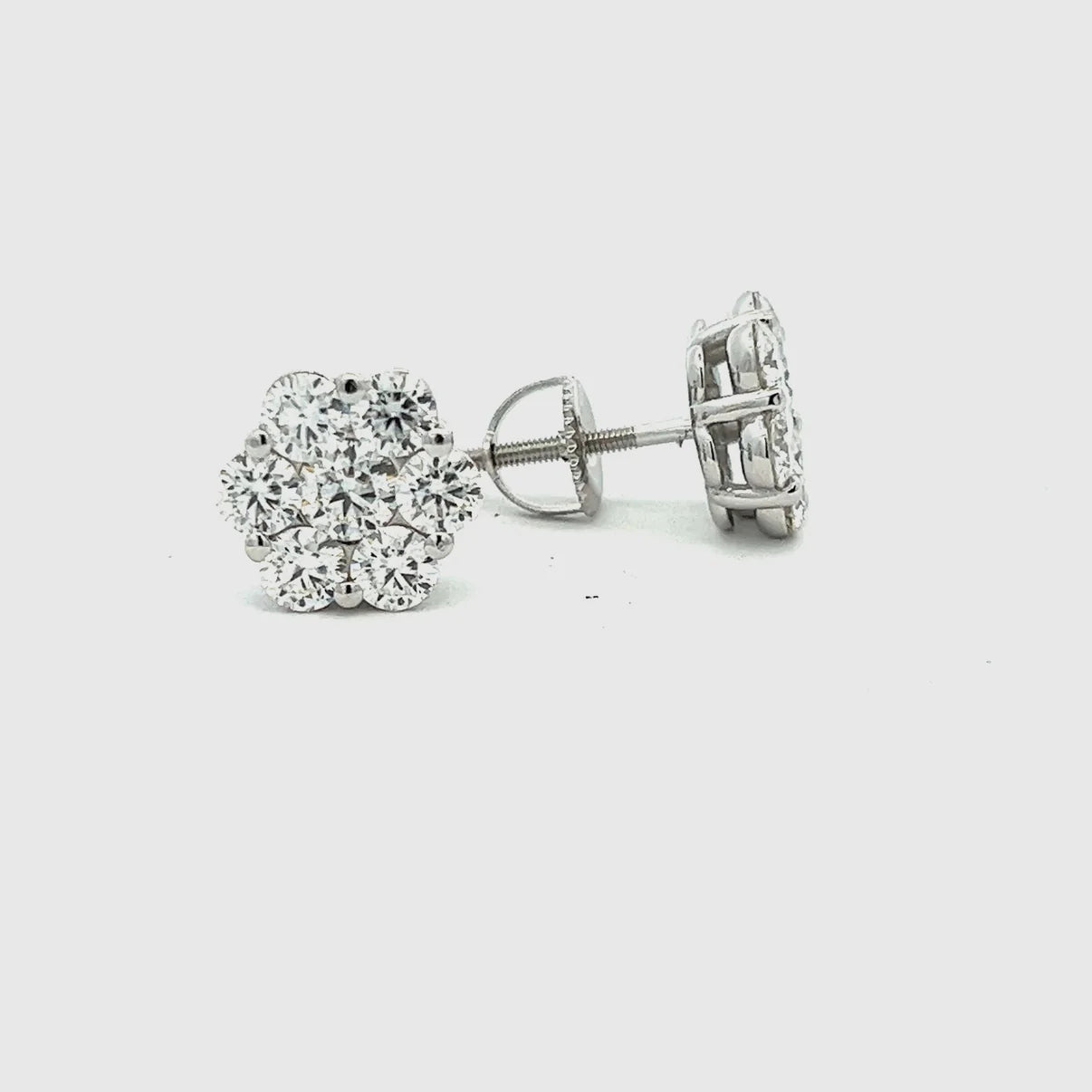 Moissanite Stone Earring