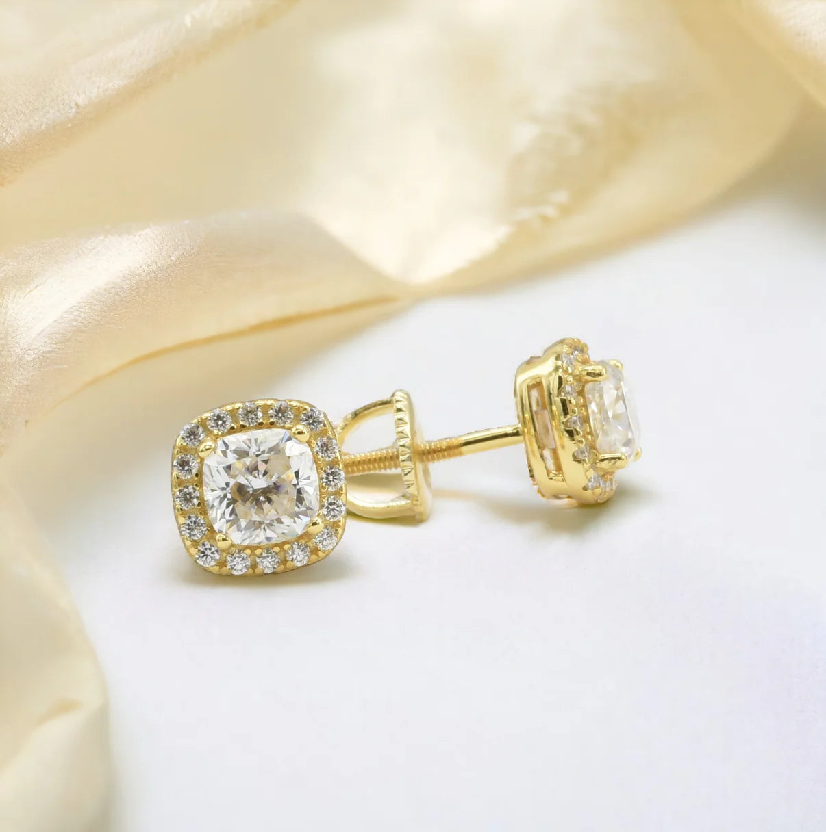 Moissanite Stone Earring