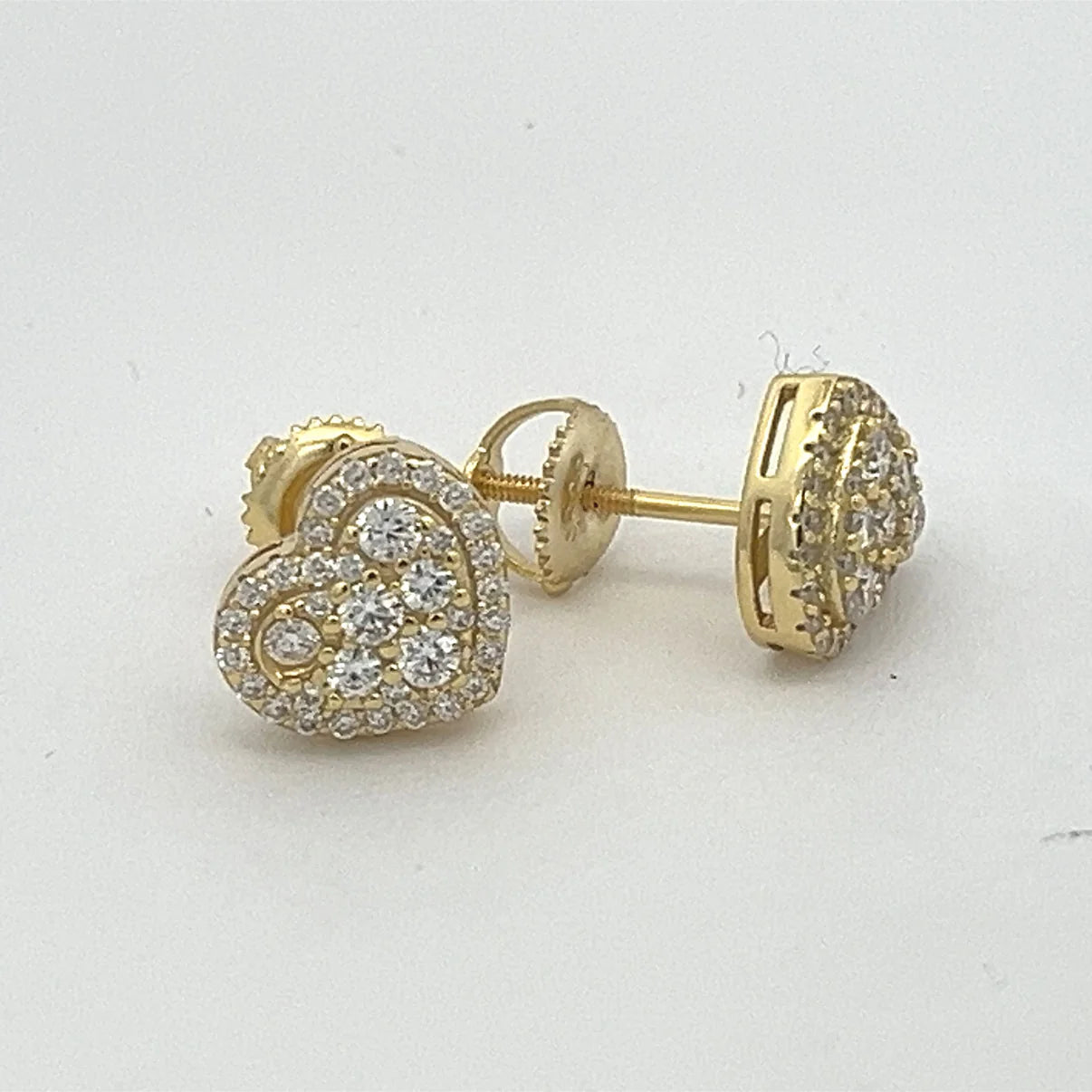 Heart Shape Moissanite Stone Earring