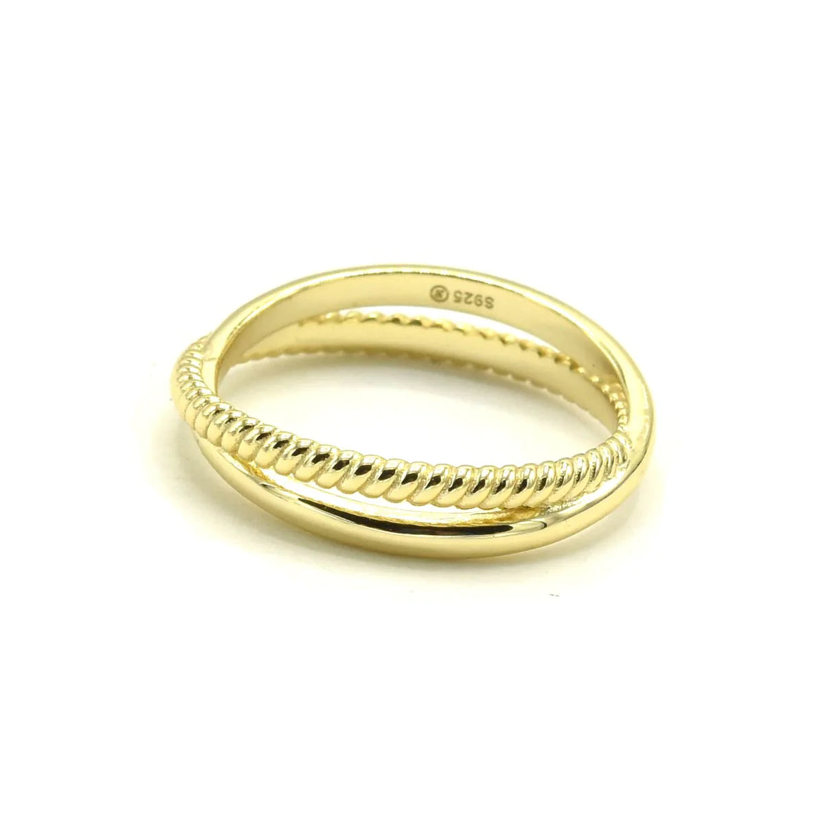 Rope Double Band Ring