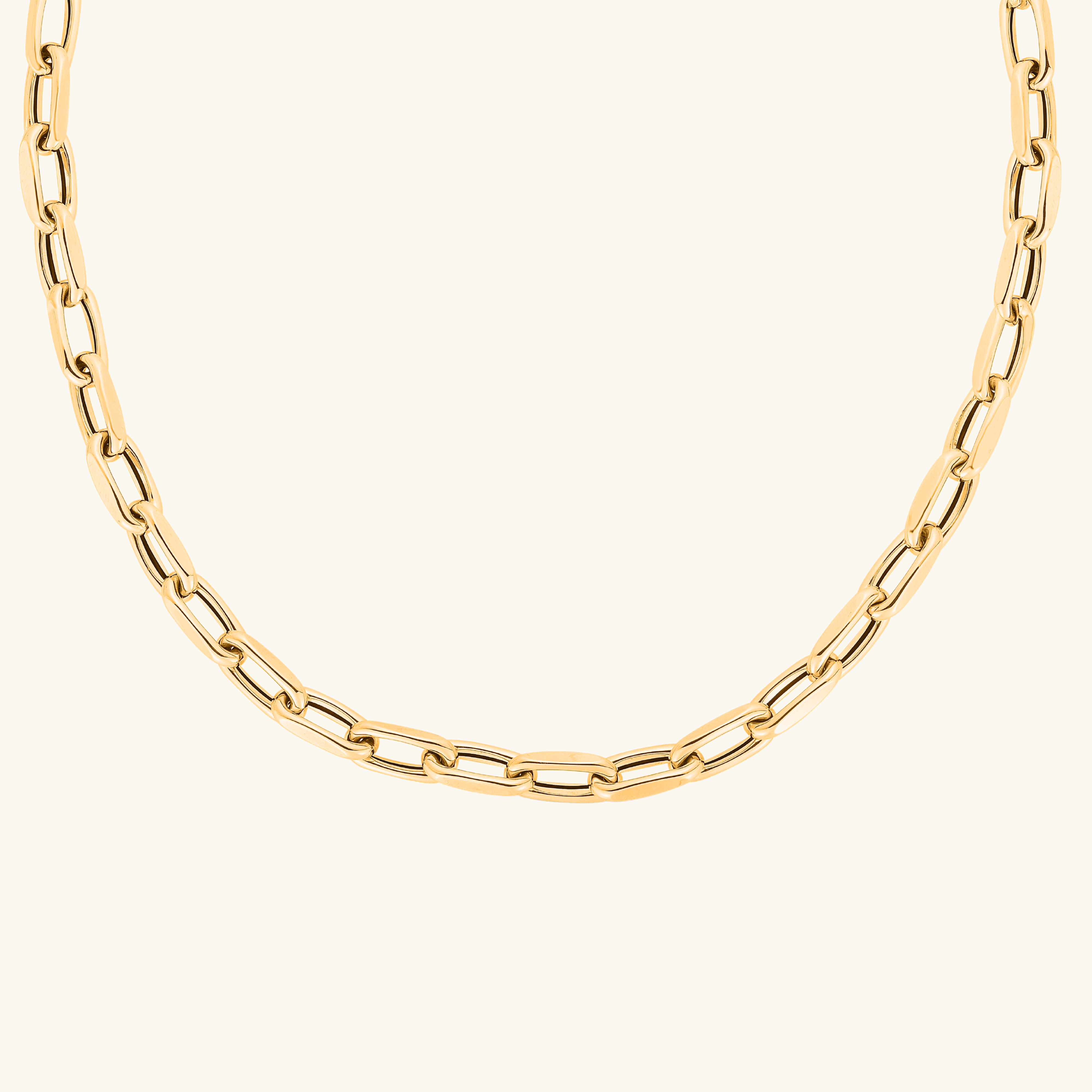 14K 6mm French Cable Fashion Link Chain